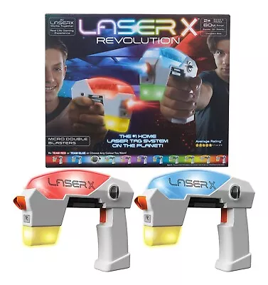 £23.99 • Buy Laser X Revolution Micro Double Blasters 2 Player Lazer Tag Indoor/Outdoor