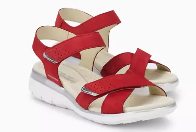 Mephisto Kristina Cranberry Strappy Comfort Sandal Women's Sizes EU 35-40 NEW!!! • $109.95