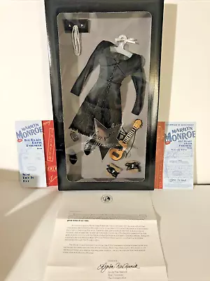 Franklin Mint Marilyn Monroe Black Dress Some Like It Hot Ensemble Ukulele -new • $109.72