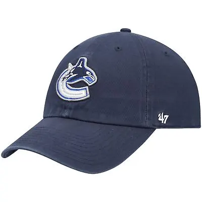 Men's '47 Navy Vancouver Canucks Team Clean Up Adjustable Hat • $29.99