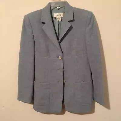 $24.97 • Buy Mens Laurel Blazer Sport Coat Size 36 Blue Button Suit Long Sleeves Jacket