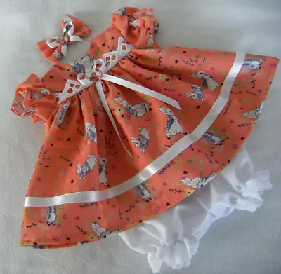 PETER RABBIT ~ ORANGE DRESS CLIP PANTS For 16  FIRST LOVE~TINY TEARS~BABY BORN • £10.99