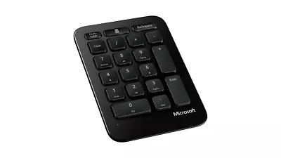 Microsoft Sculpt Ergonomic Wireless Number Keypad/Number Pad (1558) - Black • £9.99