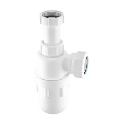 McAlpine Adjustable 1¼  White Inlet Bottle Trap | A10A • £10.99