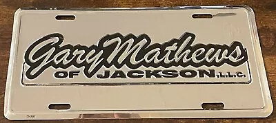 Gary Mathews Of Jackson Dealership Booster License Plate Tennessee • $24.99