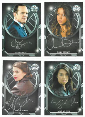 Marvel Agents Of SHIELD Season 1 & 2  -  Autograph And Costume Card Selection   • £10