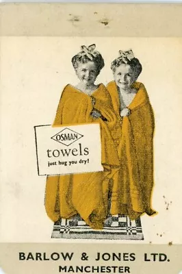 Advert Leaf Soap Booklet Advertising Osman Towels/Barlow & Jones Manchester • £6