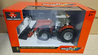 Britains 43082A1 Massey Ferguson 6616 Tractor With Loader • £25.99