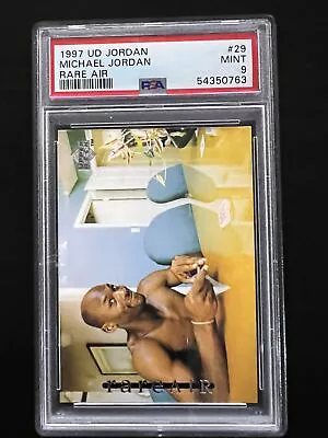1997 Upper Deck Michael Jordan Rare Air #29 Michael Jordan PSA 9 (Low Pop 7) • $30