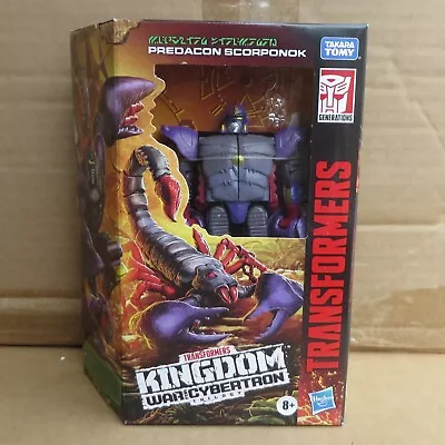 SCORPONOK Transformers Generations War For Cybertron Kingdom Deluxe Predacon • $24.99