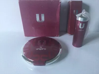 U By Ungaro Face Powder Compact & Lip Color Set • $39.99