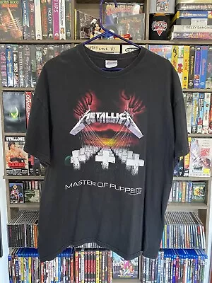 VINTAGE METALLICA MASTER OF PUPPETS 80s 1994 Band T Shirt XL • $75