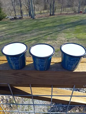 Lot 3 BEST MADE CO ENAMELWARE TUMBLERS Seamless &Steadfast Camp • $50