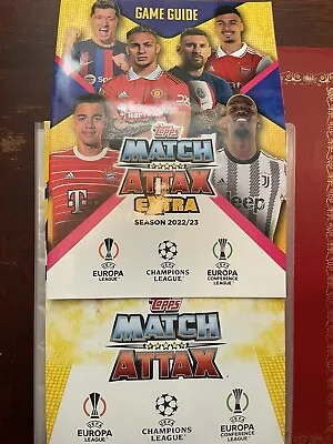 BINDER 637 Cards Match Attax 2022/2023 EXTRA 22/23 Champions League FOLDER • £69.99