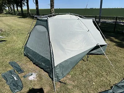 LL Bean Mt. Katahdin A Frame Tent 2 Person Model N380 Green Complete Vestibule • $125