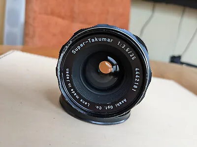 Asahi Pentax Super Takumar 3.5 35mm M42 Lens Very Good Order One Small Issue  • £49