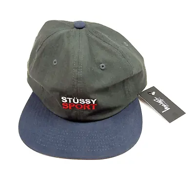 £35 • Buy Stüssy Washed 2-Tone Strapback Cap, Black