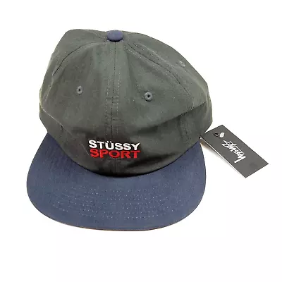 £35 • Buy Stüssy Washed 2-Tone Strapback Cap, Black