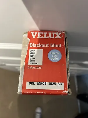 VELUX Original Blackout Blind (DKL) Silver Or White Frame For VELUX Roof Windows • £64.95