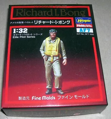 Hasegawa AF7 US Army Pilot Richard I. Borg Figure 1/32 Scale (54mm) Scale Figure • $12