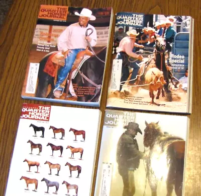 Vintage Magazines Quarter Horse Journal 4 Issues 1997 Coat Color Genetics • $19.99