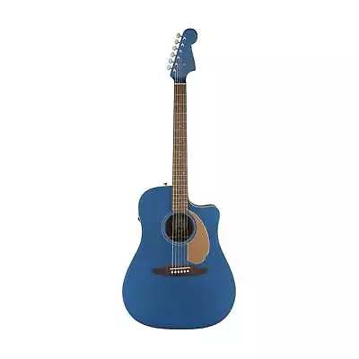 [PREORDER] Fender Redondo Player Slope-Shouldered Acoustic Guitar Belmont Blue • $968