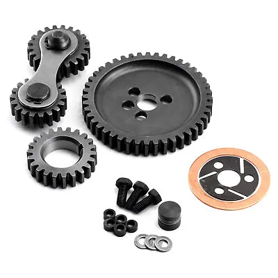 $81.45 • Buy Speedmaster Chevy SBC 350 Dual Idler Noisey Timing Gear Drive Set PCE267.1002