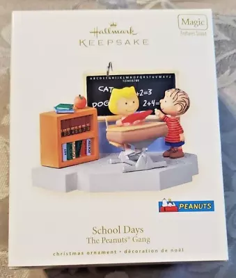 2008 Hallmark Magic Christmas Ornament Peanuts Gang School Days With Sound • $19.99