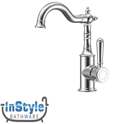 New- Vintage Range-Traditional Basin Mixer- Solid Handle- CHROME • $289