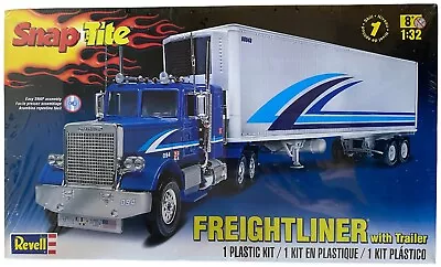 Revell Snap Tite Freightliner With Trailer 1:32 Model Kit NEW SEALED 2014 • $139.99