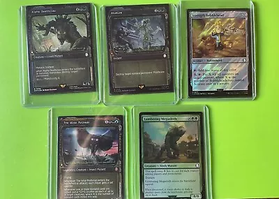 (90% Foil/Surge Foill) Magic Fallout Commander Deck Mutant Menace MTG Mothman • $86