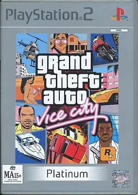 GTA Grand Theft Auto Vice City PS2 PlayStation 2 PAL - Free Post - AU Stock • $18.99