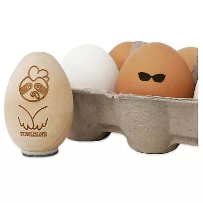 Sunglasses Shades Solid Chicken Egg Rubber Stamp • $8.99