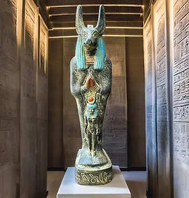 Anubis Statue - Ancient Egyptian Antiques BC Jackal God Anubis God Of Afterlife • $144.15