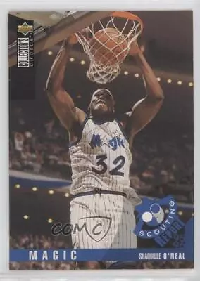 1995 Collector's Choice International French II Scouting Report Shaquille O'Neal • $1.40