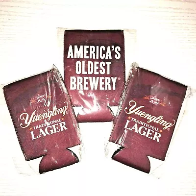 Yuengling Coozie Koozie America's Oldest Brewery Beer Soda Drink New Pkg Set 3 • $10.27