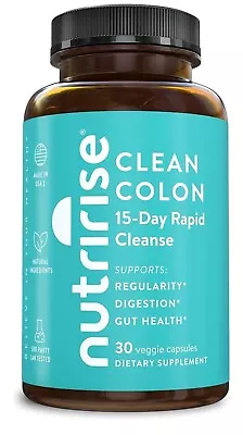 Nutririse 15 Day Quick Colon Cleanse For Gut Health Healthy Digestion • $14.99