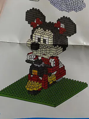 MICKY MOUSE Minnie On SCOOTER MICRO BLOCKS Brand New In Hand Disney Nano Blocks • £9