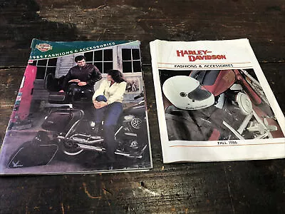 Harley Davidson Fashions & Accessories Brochures 1985 + 1986 Genuine • $30