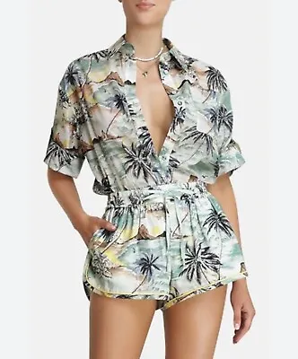 Zimmermann Juliette Roll Cuff Shirt - Size 1 • $120