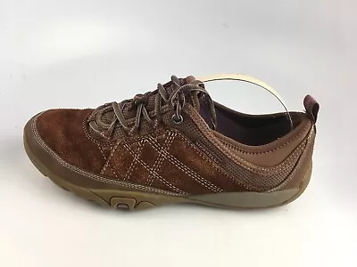 Merrell Womens Sz 8.5 Mimosa Walking Shoes Brown J46586 Low Top Lace Up Suede • $19.49