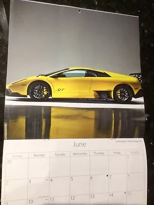 2024 Calendar Dream Cars Amazing Design Fast Cars Month To View • £5.98