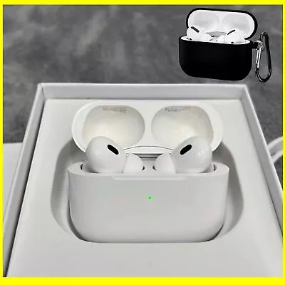 Apple AirPods Pro 2nd Generation Wireless Earbuds With Charging + Silicone Case • $45.88
