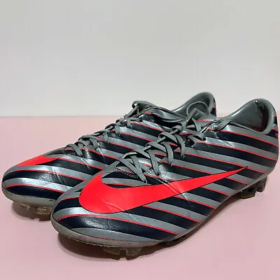 NIKE Mercurial Vapor VII CR7 FG Ronaldo Gray Soccer Cleats Football Size US 9 • $274.99