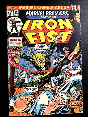 Marvel Premiere Featuring Iron First #15 (1974) 3.0 GD/VG • $128.89