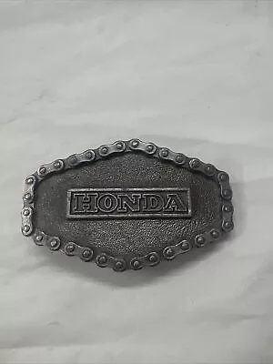 Vintage 1976 Honda Motorcycle Company Brasstone Belt Buckle • $25.60