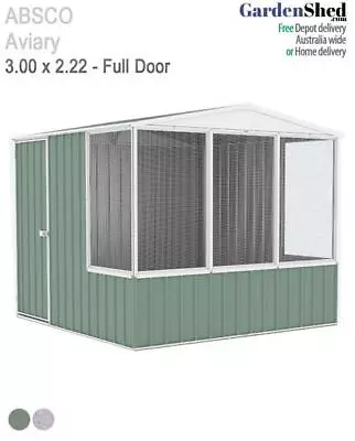 Absco Aviary 3m X 2.22m Bird Cage • $1719.30