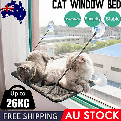 Up 26KG Cat Bed Window Hammock Hanging Bed  Basking Perch Mounted Durable OZ • $15.93