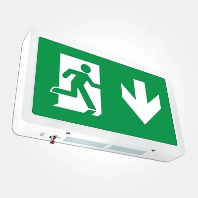 LED Exit Box Self Testing Emergency Lighting IP20 Maintained / Non Maintained  • £17.90