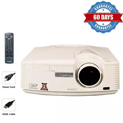 4200 ANSI DLP Projector For Outdoor Garden Yard Usage HD HDMI W/Accessories • $159.46